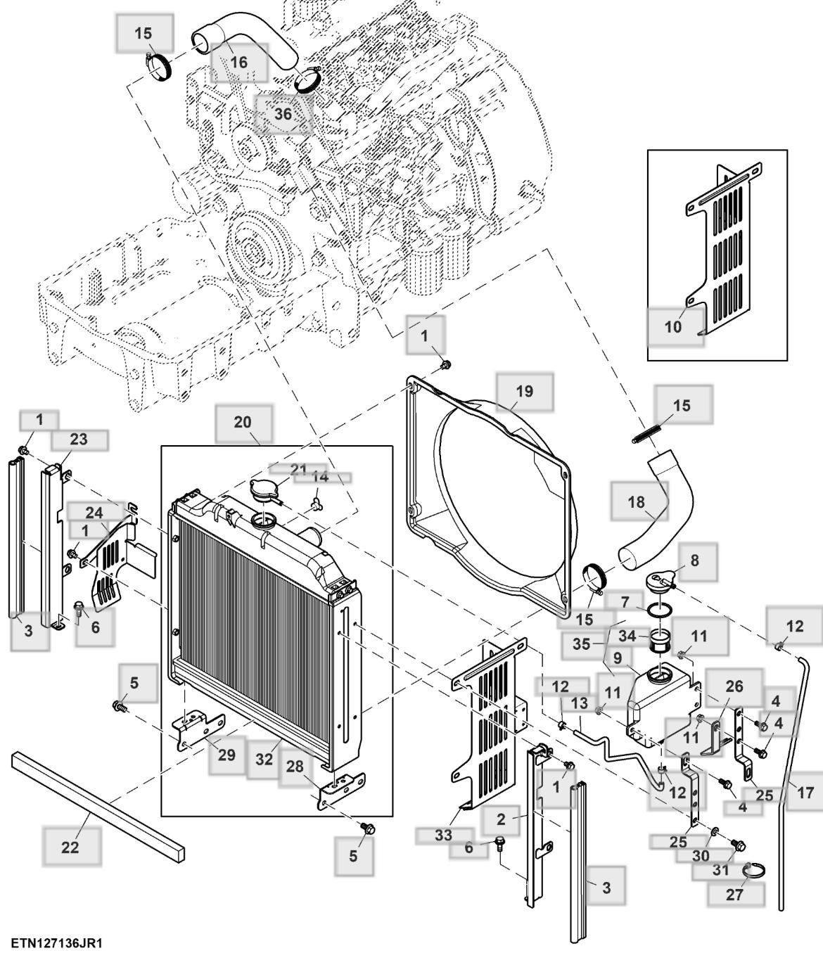 Bộ tản nhiệt 2100 RPM